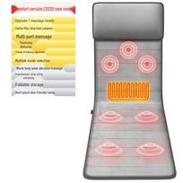 Foldable Full-Body Neck & Lumbar Spine Massager with Heat Therapy & Back Support Cushion for Home Use