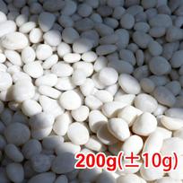 200g White Polished Natural River Pebbles 2-3cm Decorative Stones for Planters Aquariums Garden ZSY