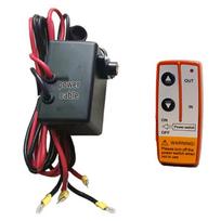 12V/24V belaidžio nuotolinio valdymo dėžutė transporto priemonėje montuojamam elektriniam gerviniui arba mažam kranui