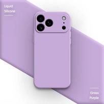 Luxury Candy Color Skin Feel Liquid Silicone Phone Case For IPhone 17 Pro Max Air 16 15 14 Plus 13 Lens Full-Protect Back Cover iPhone17 Pro