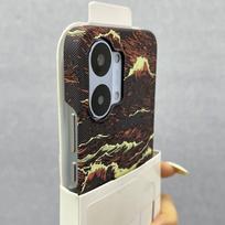 For Xiaomi POCO X8 Pro Max Case Fashion Wave Pattern Texture Lightweight PC Hard Back Cover Half Pack Dustproof Bumper Poco X8 Pro Max tamsiai ruda spalva