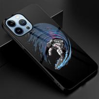 Moon Astronaut telefono dėklas, skirtas iPhone 14 13 12 Pro Max Mini Xs Xr X grūdinto stiklo dangtelis, skirtas iPhone 7 8 6s Plus Se 2022 11 Fundas For iphone 7