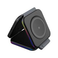 3 viename sulankstomas magnetinis belaidis įkroviklis, skirtas iPhone 14 13 12 11 Pro Max Samsung Huawei Xiaomi nešiojamas Qi greitas įkroviklis, skirtas Apple Watch 8 7 6 AirPods
