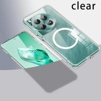 Oneplus 13 13R magnetinis Magsafe belaidžio įkrovimo akrilinis PC telefono dėklas One Plus 13 12 1+13R 5G ACE 5 Pro permatomas matinis dangtelis For OnePlus 12 gryna