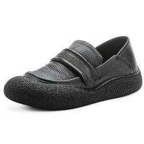 Moteriški laisvalaikio platforma Loafers Batai Patogus darbas Verslo batai Odiniai batai Moterims Butas vairavimas Vaikščiojimas Suknelė Batai Penny Loafers 35 juoda