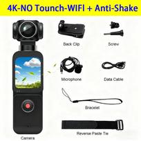 270° Vlog Mini Sports Cam Helmet Travel Bicycle Driver Recorder 1.69  4K/5K Ultra WIFI or Touch Screen Pocket Action Camera None