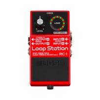 BOSS Loop Station Compact Pedal Looper for and Performance RC-1 Practice, Composing,