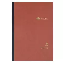 Užrašinė "YU-SARI" B5, tuščiais baltais lapais-raudona NYN-B501-W