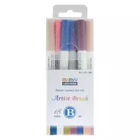 Spalvoti flomasteriai Artist Brush #1100-18B 18vnt.