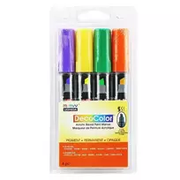 Akriliniai markeriai "Marvy Decocolor Acrylic" #315-4D Festive, 4 vnt