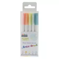 Spalvoti flomasteriai Artist Brush 1100-5D Pale, 5vnt.