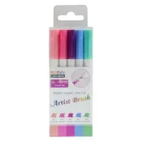 Spalvoti flomasteriai Artist Brush 1100-5K Floral, 5vnt.
