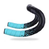 1Pair Bike Handlebar Tape Anti Vibration Shock Absorption Non Slip Wrap for Mountain and Road Bicycles Enhanced Riding Comfort mėtų žalios spalvos