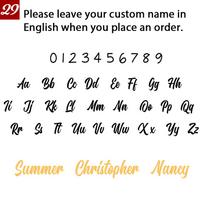 Lemegeton Personalized Double Names Necklace with Love Heart Customized Name Pendant Women Stainless Steel Jewelry Couple Gifts 35cm&B29