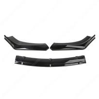 For Peugeot 508 MK2 R83 GT Series 2018 2019 2020 2021 2022 Automobile Front Bumper Splitter Lip Front Spoiler Splitter Body Kit Glossy Black