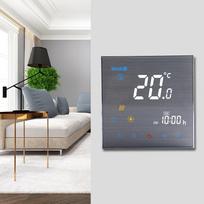 Water Celsius Gas Boiler Heating Thermostat Digital Temperature Controller Large LCD Display Touch Button Control 5A
