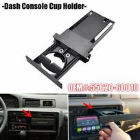 Car Dash Retractable Cup Drink Holder 55620-60010 For Toyota Land Cruiser 80 Series FZJ80 Lexus LX450 FZJ80 1995 1996 1997 gray