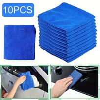 High Quality Thicken Microfiber Cloths Double Layer Car Washing Drying Towels Super Absorbent Auto Detailing Cleaning Cloth Rags blue