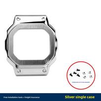 DW-H5600 mod kit all Metal bezel watchband For Casio small square DW H5600 dw-h5600mb men watch Chain case stainless steel strap For DW-H5600
