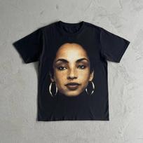 SADE ADU T-SHIRT - Graphic Sade Adu Heavy Cotton Tee Shirt L black