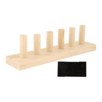 Chunky Blanket Loom Frame Weaving Tool Wooden Knitting for Hand Crochet 31cmx7cm