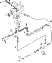 WEBASTO Autonominis šildytuvas Air Top Evo 55 Diesel 12 V Basic 9027985B