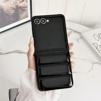 Applicable to Samsung Z Flip7 mobile phone case Z Flip4 laser aurora down jacket three-dimensional protective case ZFlip5 Samsung z flip3 juoda