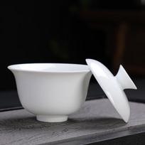 Dehua White Porcelain Gaiwan Teaware Set