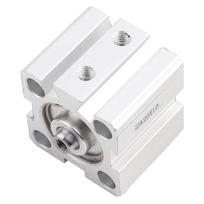 SDA20x10 Dvigubo veikimo aliuminio lydinio plonas pneumatinis cilindras 20 mm vidinis skersmuo 10 mm eiga