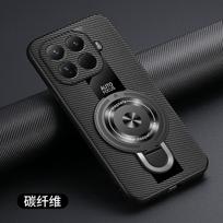 Skirta Xiaomi 17T Pro dėklas prabangus magnetinis žiedas PU oda silikoninis telefono dangtelis Mi 17T korpusui atsparus smūgiams buferis Xiaomi 17T