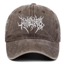 Visors Embroidery Baseball Caps Adjustable Gothic Street Punk Distressed Faded Cap Hip-hop Washed Baseball Hats kava