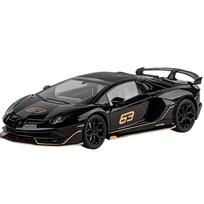 1/18 Scale Lamborghini Aventador SVJ Hidden Edition Race King Supercar Alloy Diecast Model Car Sound & Light Children Toy Gift Present juoda