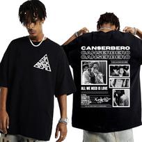 Canserbero Visko, ko mums reikia, yra meilės Albumas 2025 M. Turas 100% Medvilnės Marškinėliai Vyrams Moterims Harajuku Vintažiniai Oversized Marškinėliai Aukštos Kokybės Y2K S
