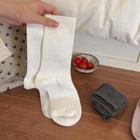 Boneless Anti-Ball Socks Solid Color Stockings Mid-Tube Socks Versatile Socks For Women One size