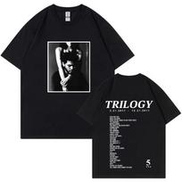 2026 The Weeknd Trilogy Muzikinis Albumas Marškinėliai Vyriški Madingi Marškinėliai Unisex Atsitiktiniai Estetiški Trumpomis Rankovėmis Marškinėliai Streetwear S
