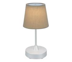 Brilo - LED Pritemdoma įkraunama lauko stalinė lempa LED/3W/5V IP44 sidabrinė/smėlio spalvos