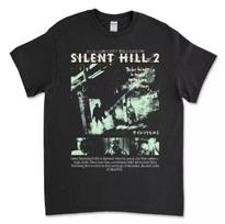 New Silent Hill 2 Black Shirt, Horror Survival Gaming Shirt XL gray