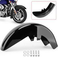 Motorcycle Front Fender For Harley Touring Road King Electra Glide 1989-2013 Mudguard Cover Protector Splash Gloss Black juoda