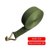 Adjustable Heavy Duty Tie Down Belt Ratchet Strap for Truck Car Cargo Securing Transport Fixing Tool 3M