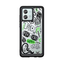 For Moto Edge 70/60/50/40 G77 G67 G57 G84 G86 G56 G15 G05 G75  Graffiti  Hard Clear Case / G35 G85 G06 Shockproof Motorola Cover Moto Edge 70