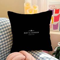 Brand M-Moet C-Chandon Cushion Cover Inches Farmhouse Decor Home Throw Pillow Covers For Couch Decorations Peach skin 18*18(CM)-1Pcs