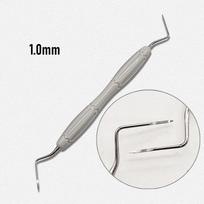 1 vnt. Silikoninė rankena Dantų elevatorius Šaknies galo krapštukas Įrankis Dantų instrumentas Efektyvus Aštrus galas 1 pc 1.0mm