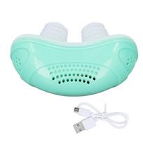 Electric Snoring Device Solution Home Travel Portable Ergonomic Men Women Snore Prevention Device white