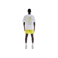 On Club-T Graphic Logo Loose Fit Drop Shoulder Short Sleeve T-Shirt Men Tops White Lime 1MF11842929 XL white