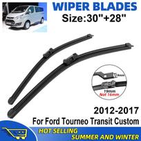 2 vnt. valytuvų komplektas Ford Tourneo Transit Custom 2012-2017 priekiniam stiklui gray