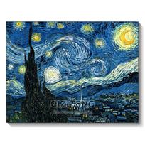 Diamond Painting Van Gogh Starry Night Painting Mosaic Embroidery Cross stitch Kits Art Home Decor Handmade Gifts 20x30cm Round