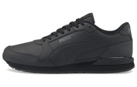 PUMA St Runner V3 Leather 'Triple Black' 384855-11 35.5
