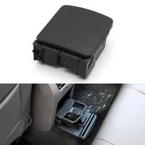 Automobilio galinės konsolės porankio centrinio puodelio laikiklio dangtelio plokštelė Volkswagen VW Jetta Golf GTI MK5 MK6 EOS Rabbit 2006-2011 1K0862532 Black 1PC