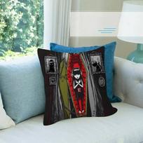 Anime Emily The Strange Pillow Anime Pillow Sofa Bed Head Pillow Cover Cushion Cover Fashion Peach skin 18*18(CM)-1Pcs