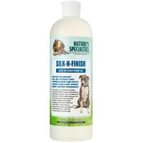 Nature's Specialties Silk - N - Finish Gel - daugiafunkcis gelinis kondicionierius šunims ir katėms, apsaugantis nuo sniego prilipimo